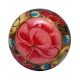 Pink Flower Hand Pinted Indian Kashmiri Cabinet Knobs